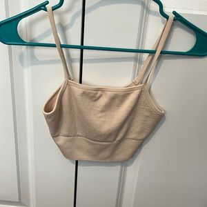 Size small beige tank top
